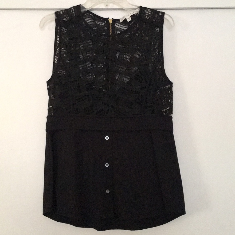 NWOT Veronica Beard Black Top